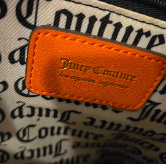 Juicy Couture Rich & Vibrant Orange Satchel #133 - Picture 5 of 6